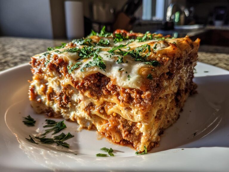 Crockpot Lasagna (Beef)