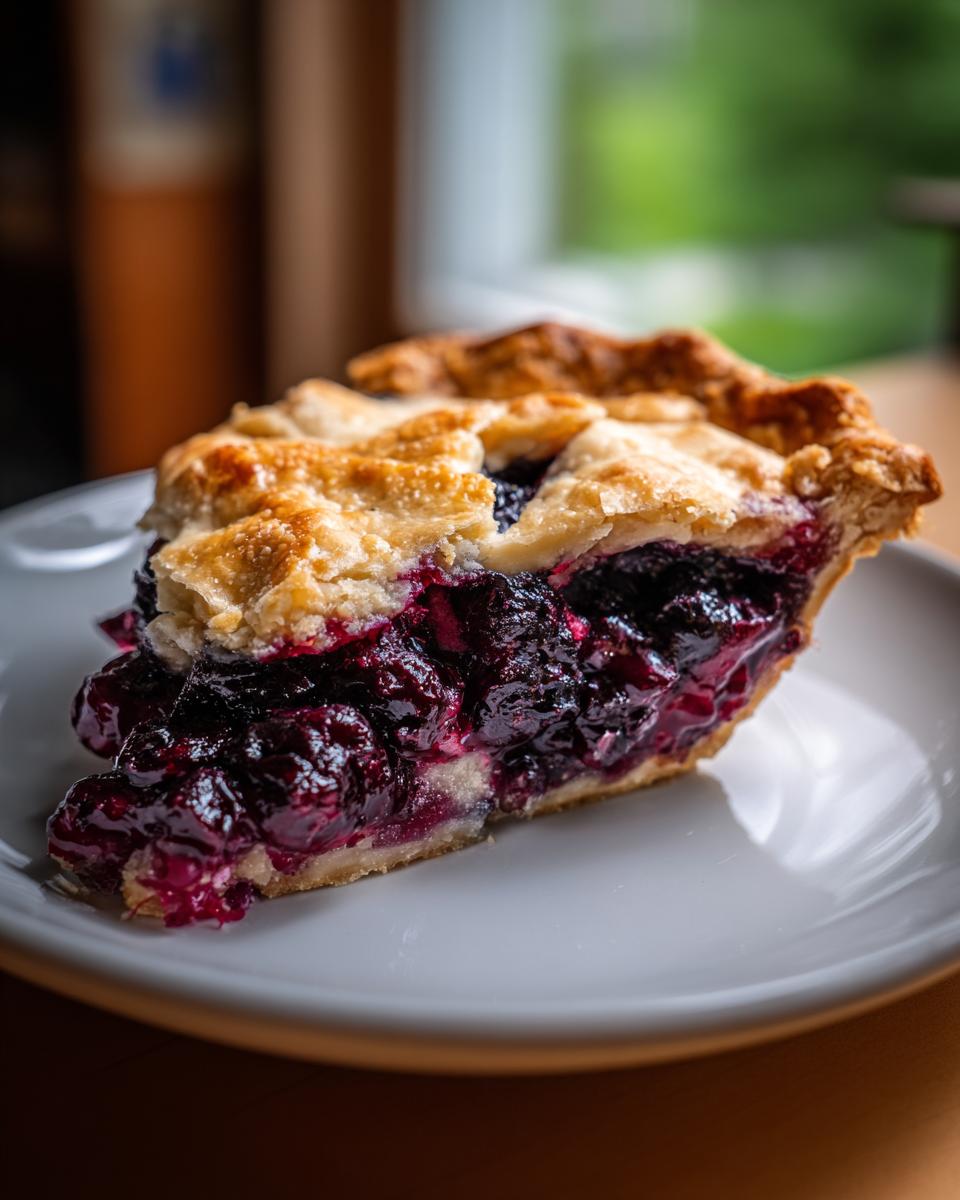 Fresh Blueberry Pie - detail 2