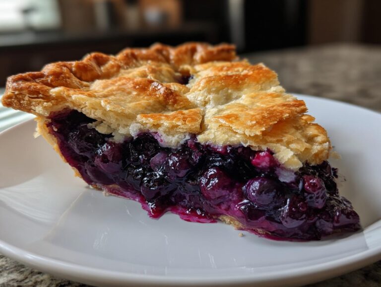 Fresh Blueberry Pie