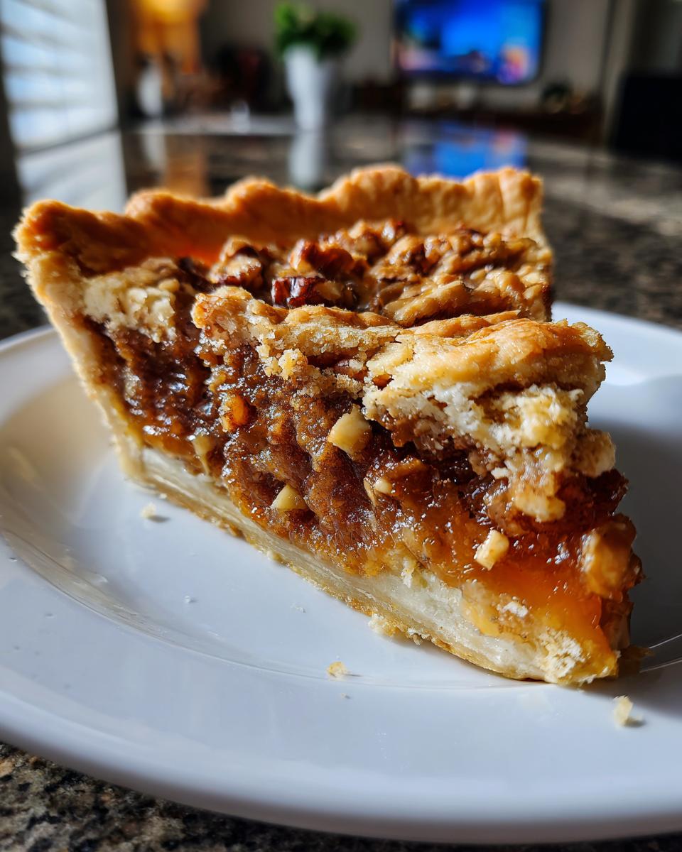 Honey Walnut Pie - detail 2