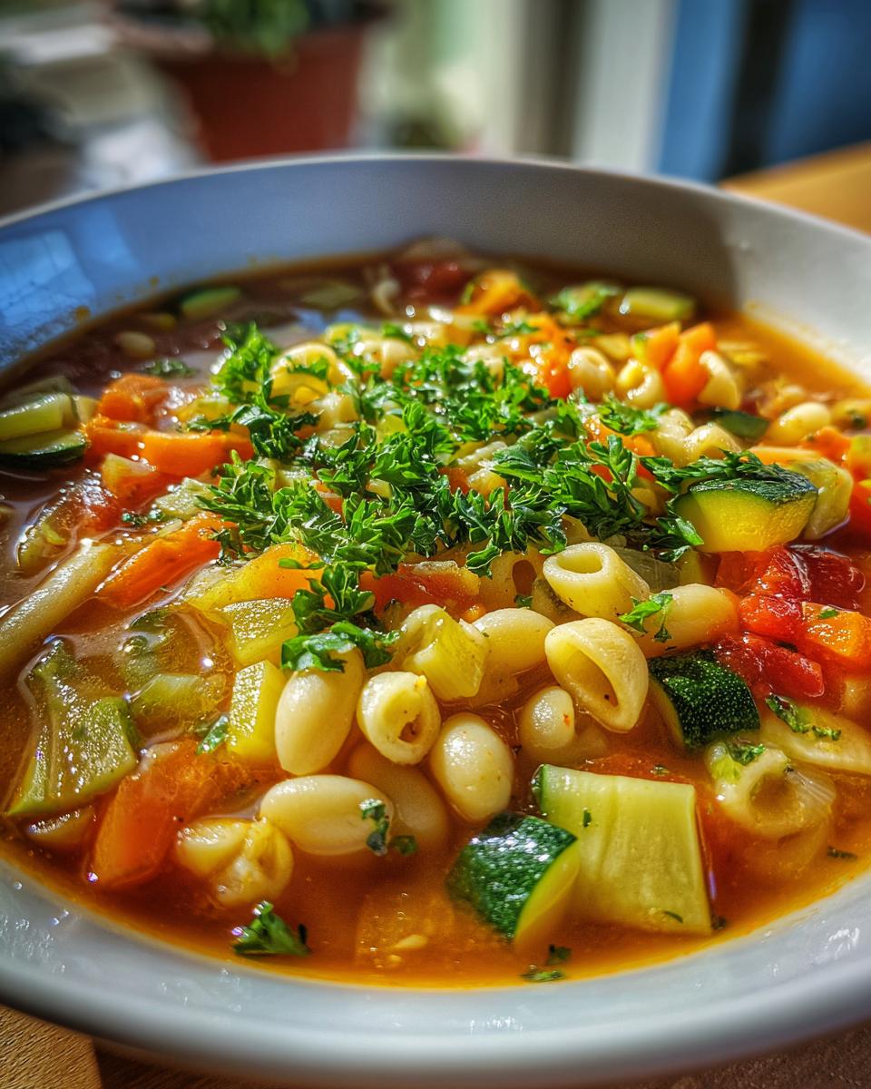 Minestrone Soup - detail 2