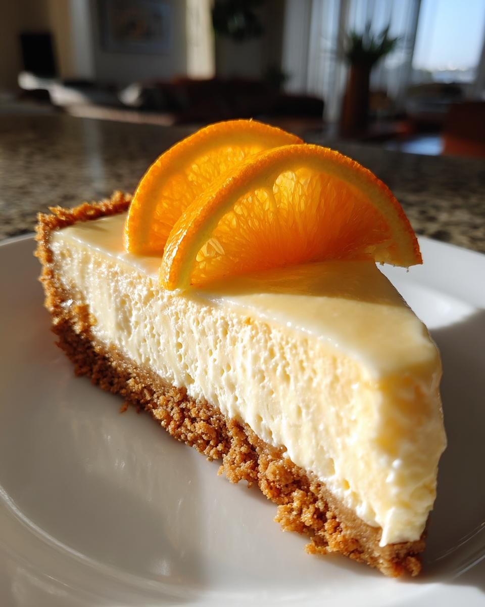 Orange Cream Icebox Pie - detail 2