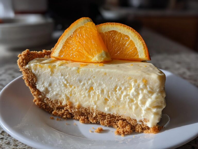 Orange Cream Icebox Pie