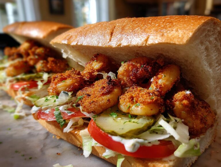 Shrimp Po' Boy Sandwiches