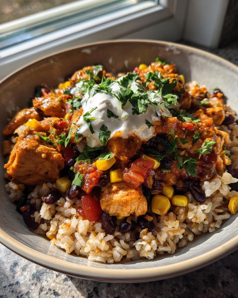 Southwest Chicken Bowls - detail 2