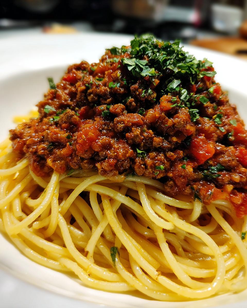 Spaghetti Bolognese - detail 2