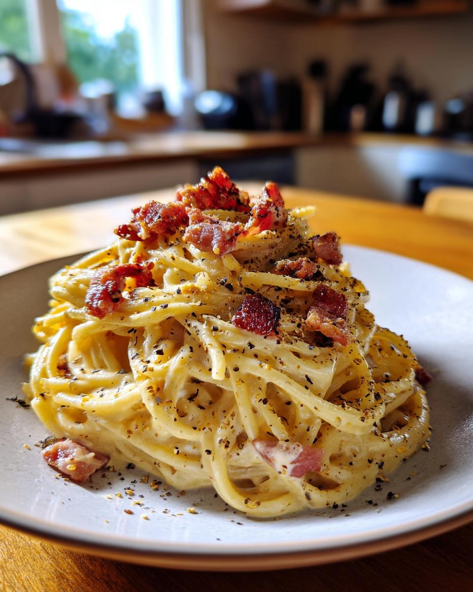 Spaghetti Carbonara - detail 2