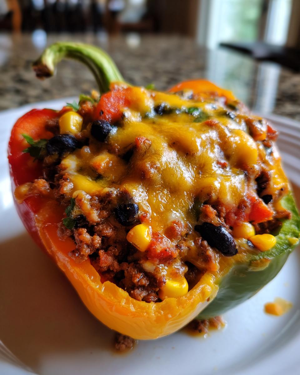 Taco Stuffed Peppers - detail 2