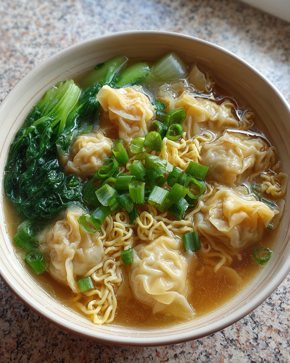 Wonton Noodle Soup - detail 2