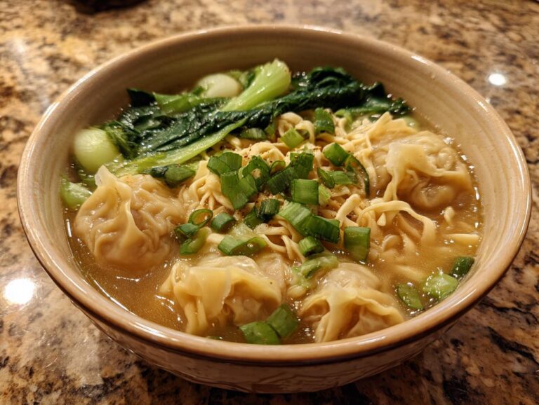 Wonton Noodle Soup