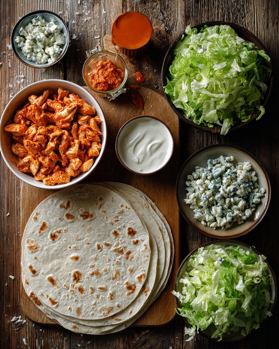 Buffalo Chicken Wraps - detail 1