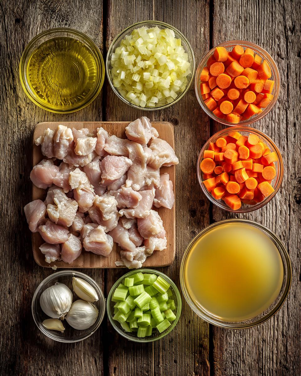 Chicken & Dumplings - detail 1