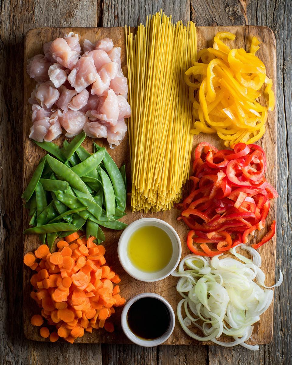 Chicken Lo Mein - detail 1