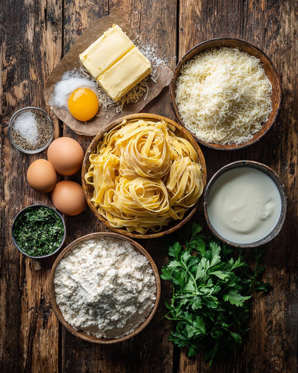 Fettuccine Alfredo - detail 1
