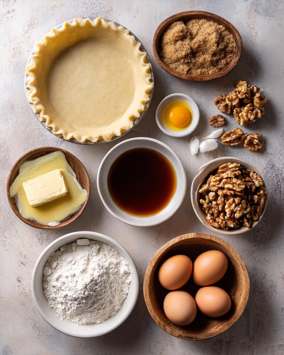 Maple Walnut Pie - detail 1
