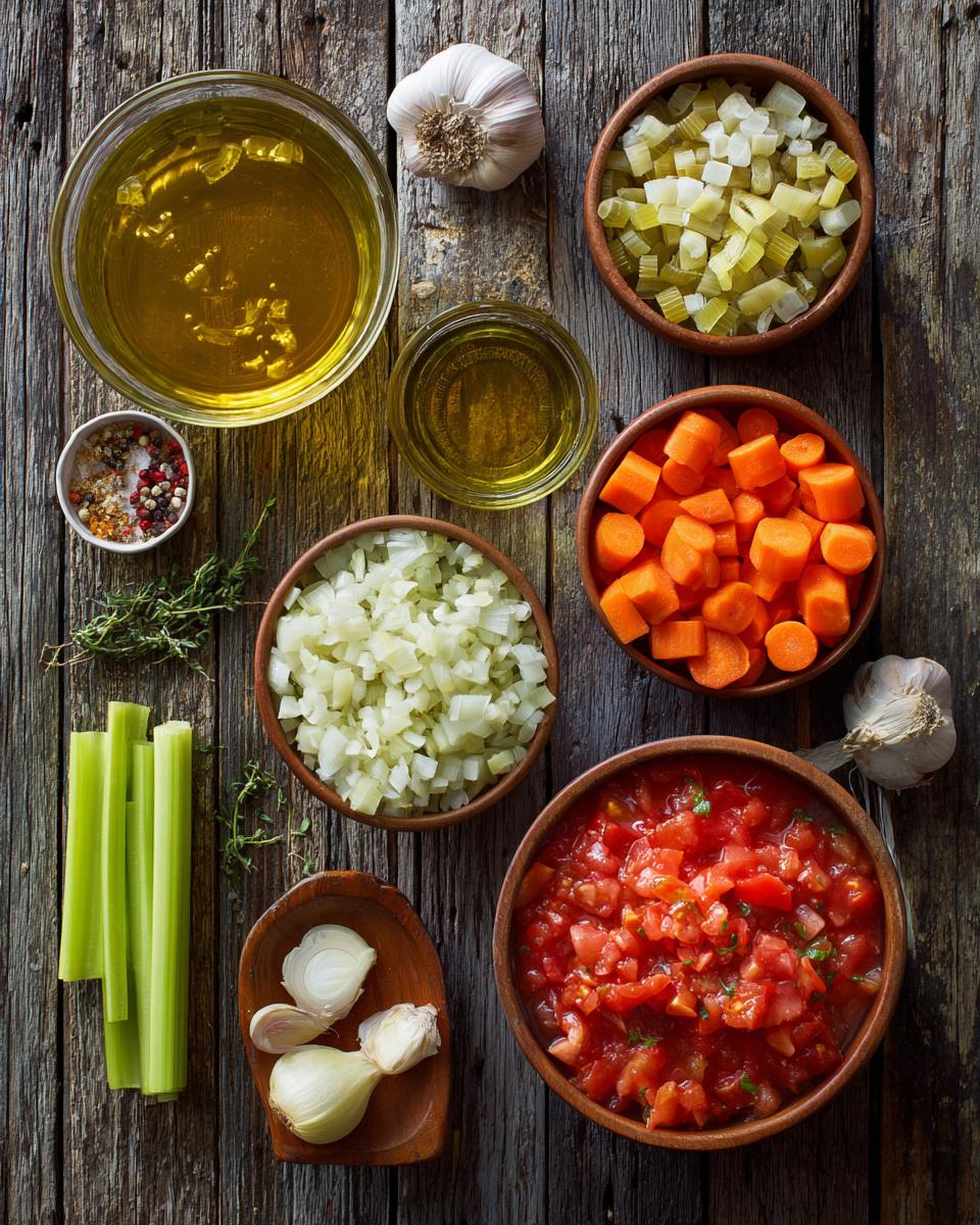 Minestrone Soup - detail 1