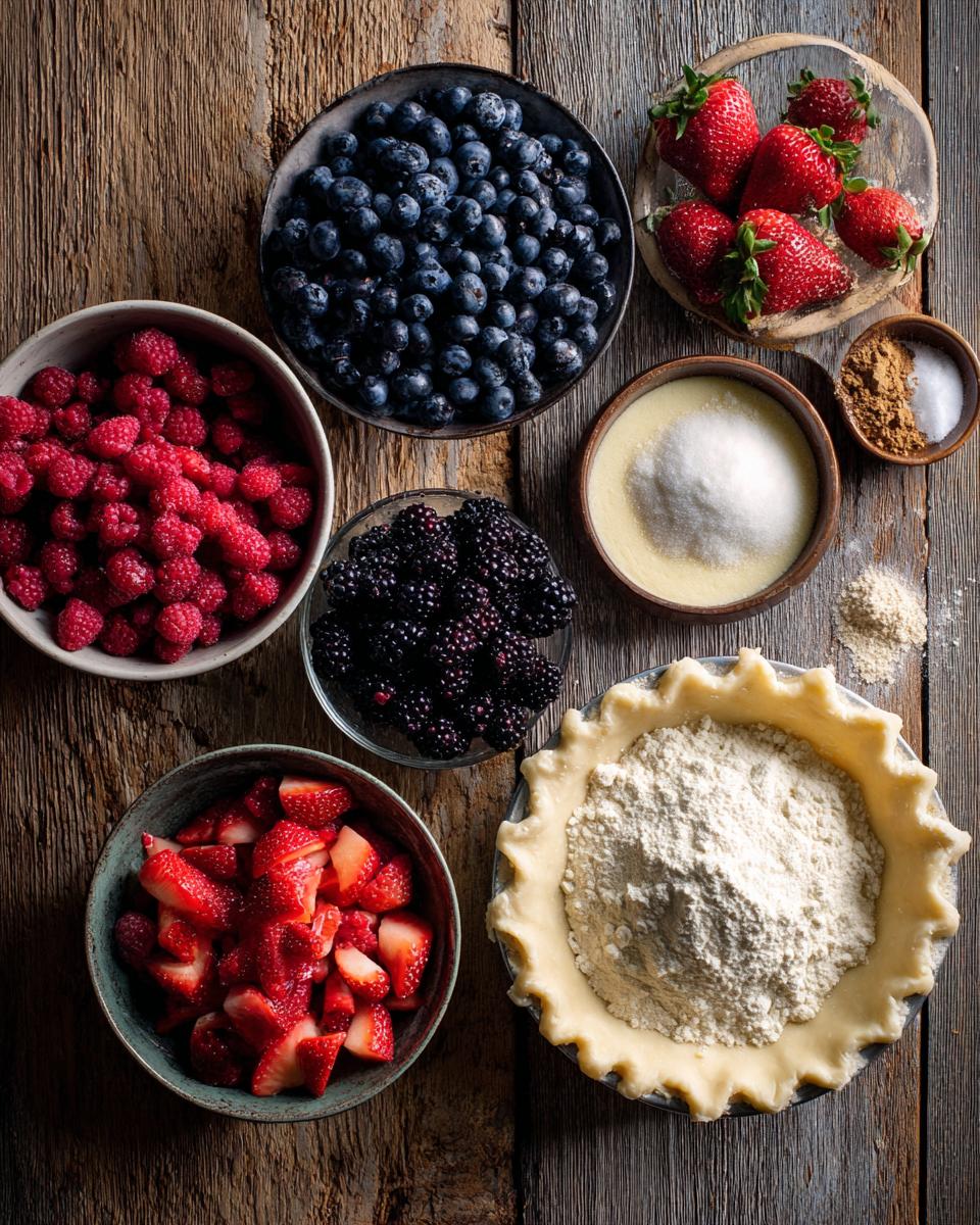 Mixed Berry Pie - detail 1