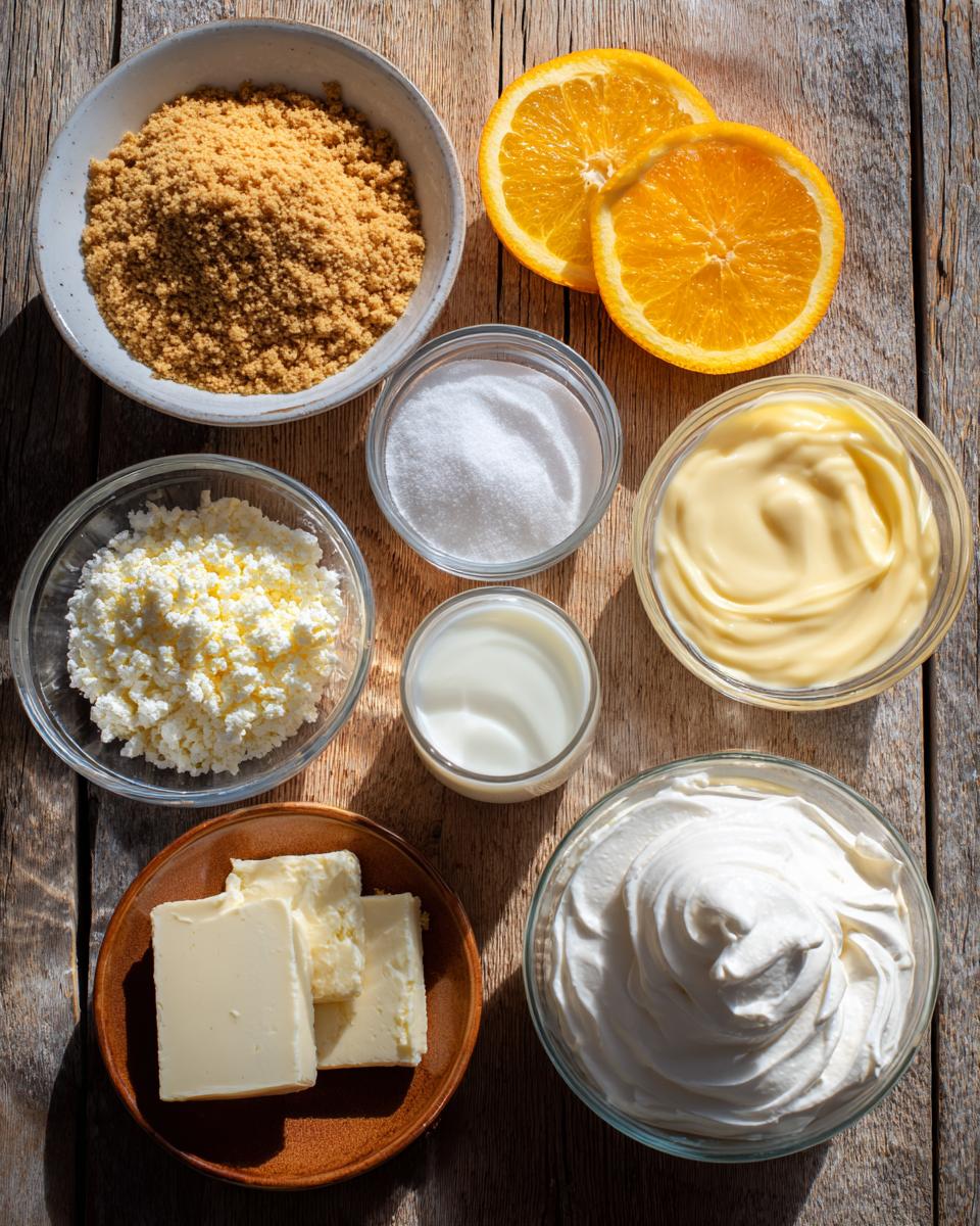 Orange Cream Icebox Pie - detail 1
