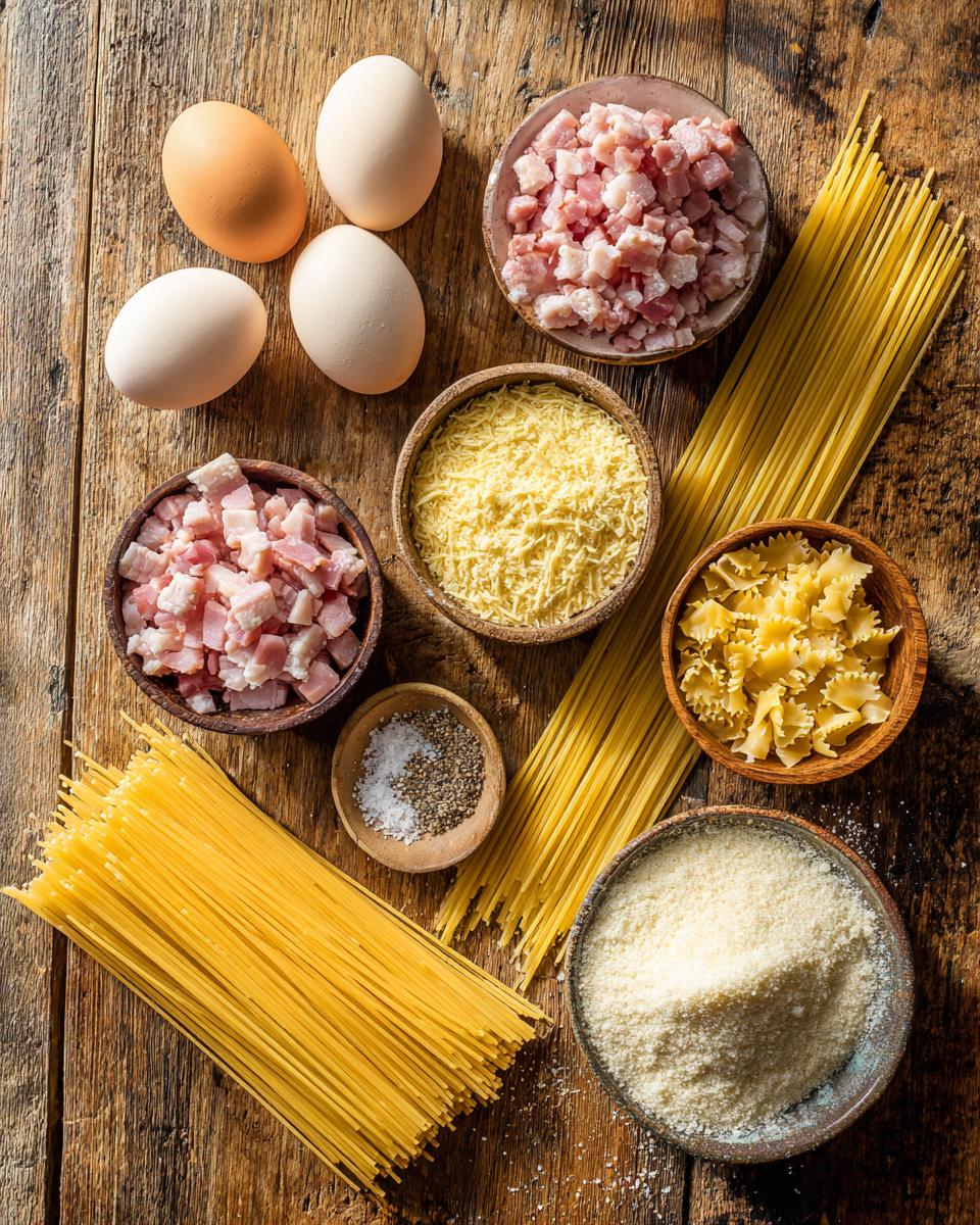 Spaghetti Carbonara - detail 1