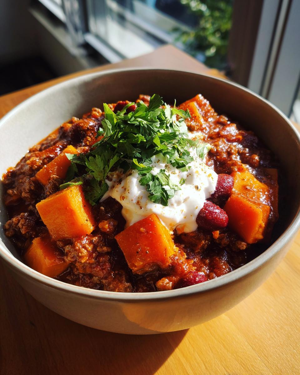 Beef and Sweet Potato Chili - detail 2