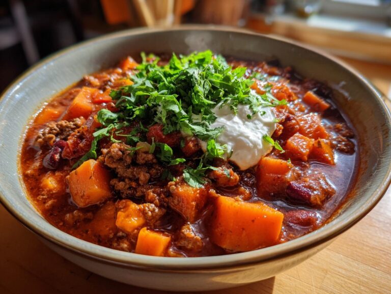 Beef and Sweet Potato Chili