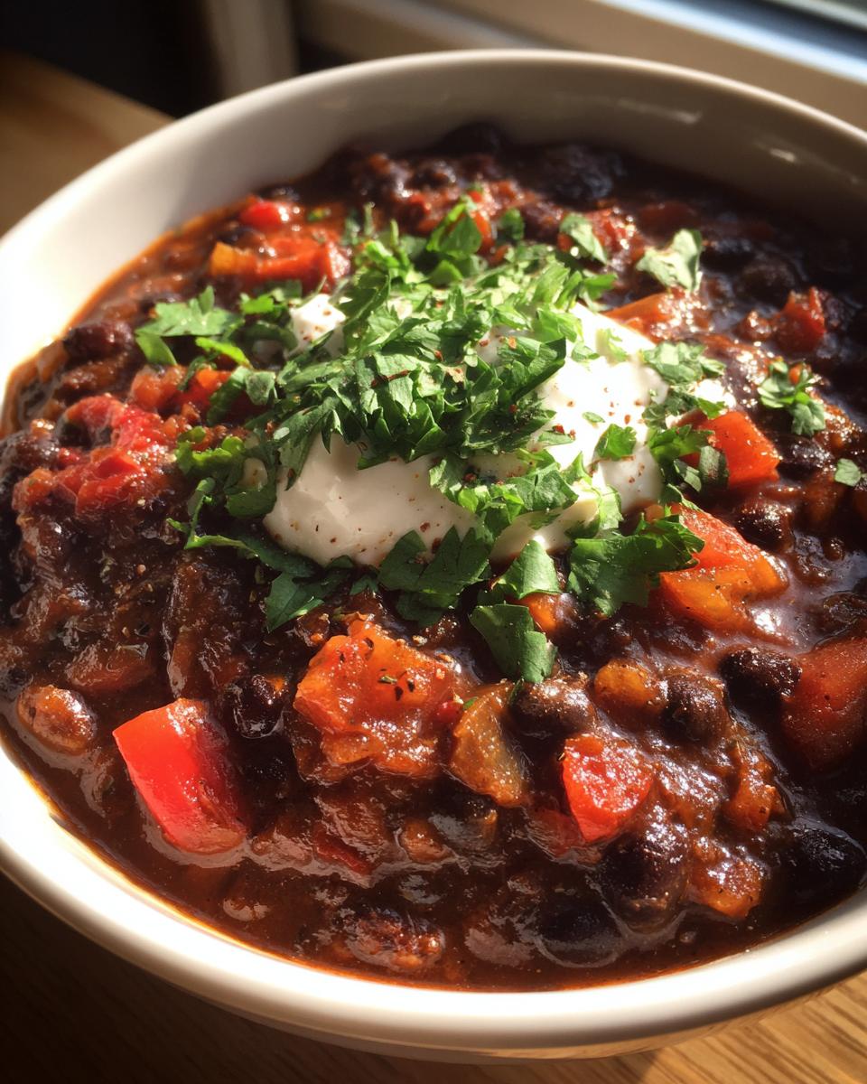 Black Bean Chili - detail 2