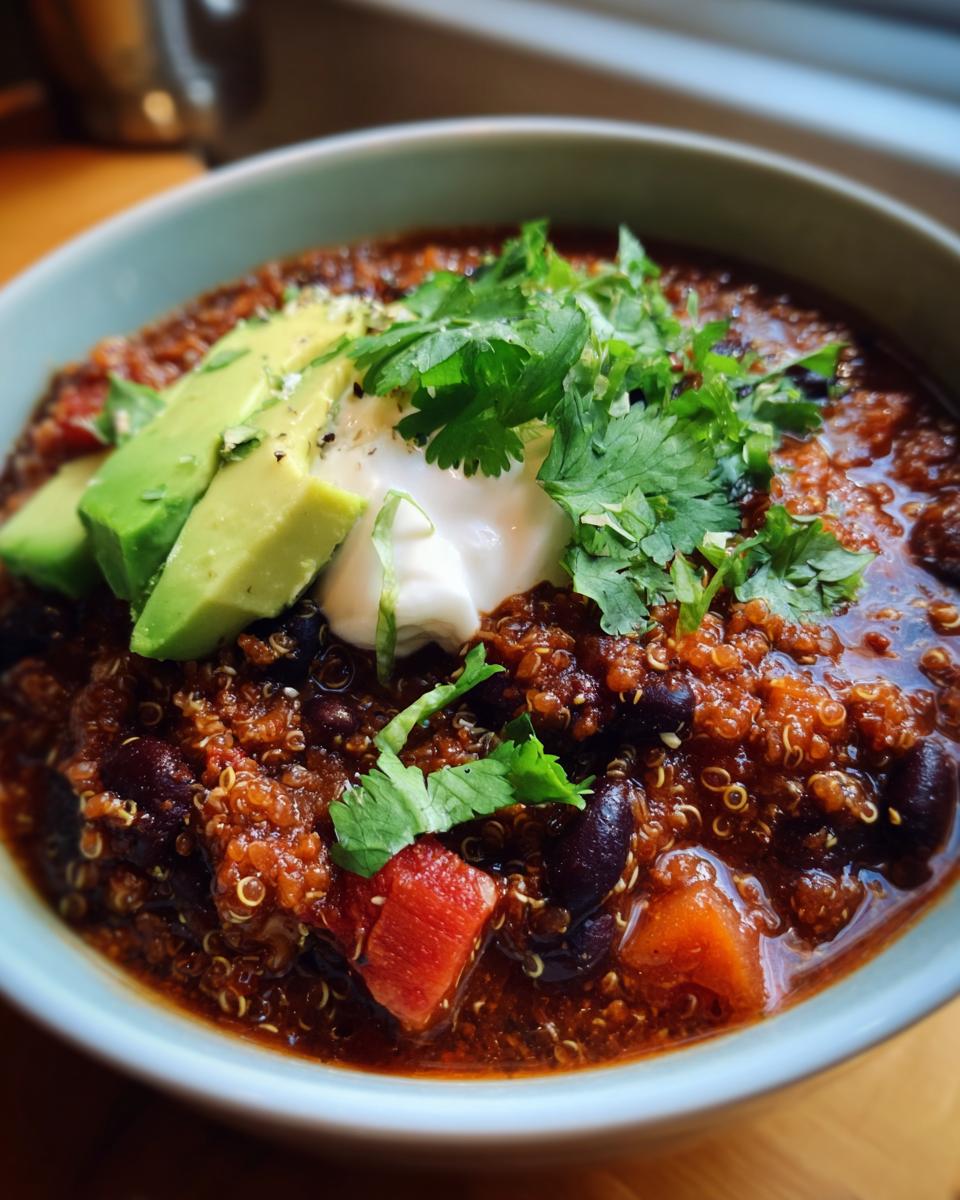Black Bean and Quinoa Chili - detail 2