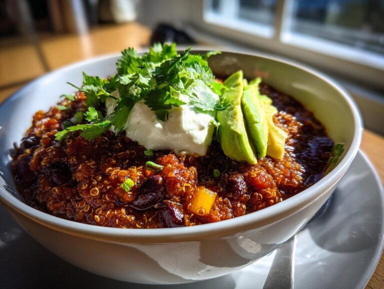 Black Bean and Quinoa Chili