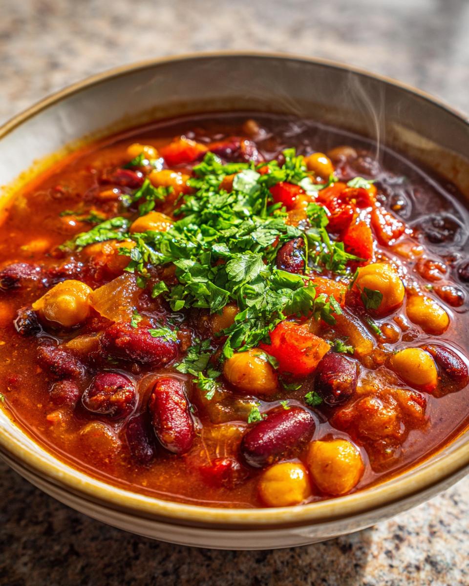 Chickpea Chili - detail 2