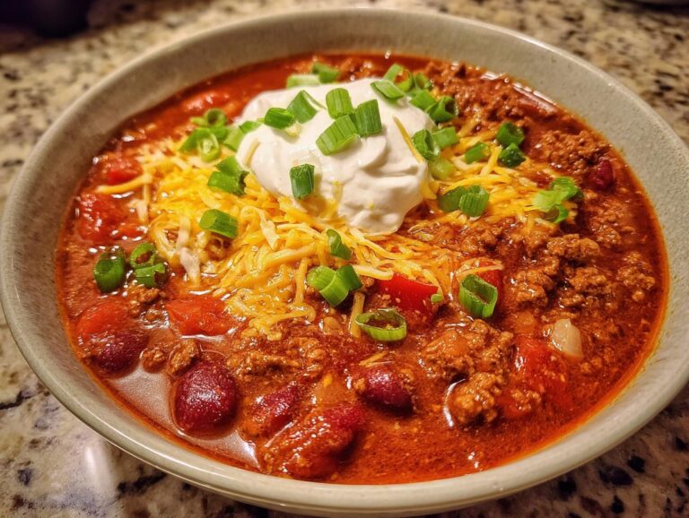 Classic Easy Beef Chili