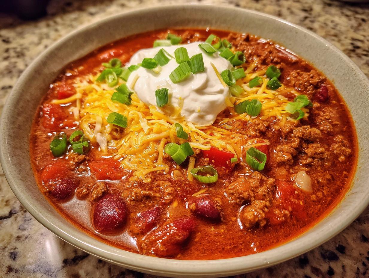 Classic Easy Beef Chili