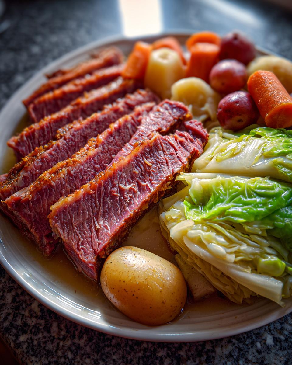 Corned Beef and Cabbage - detail 2