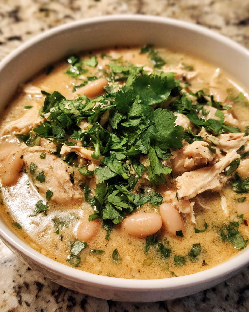Creamy Chicken Chili - detail 2