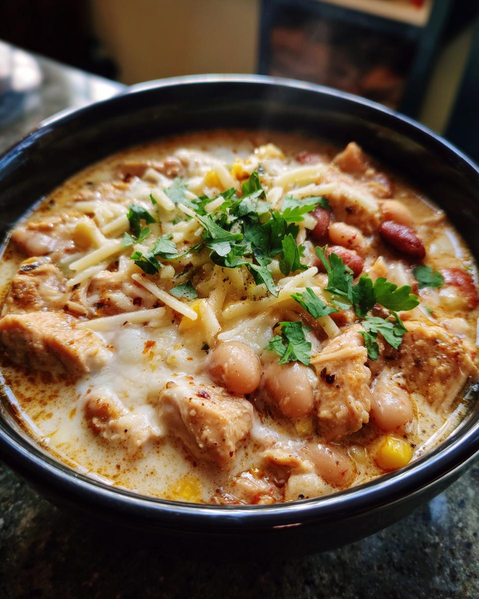 Creamy White Chicken Chili - detail 2