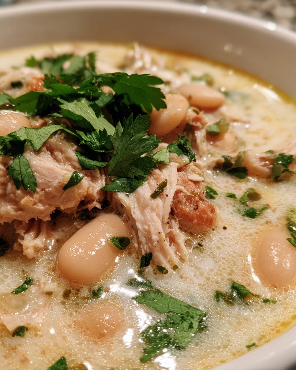 Creamy White Turkey Chili - detail 2