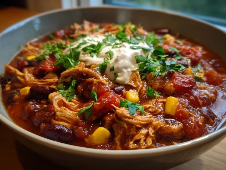 Crock Pot Chicken Taco Chili