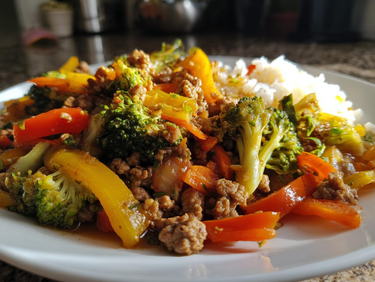 Ground Turkey Stir-Fry