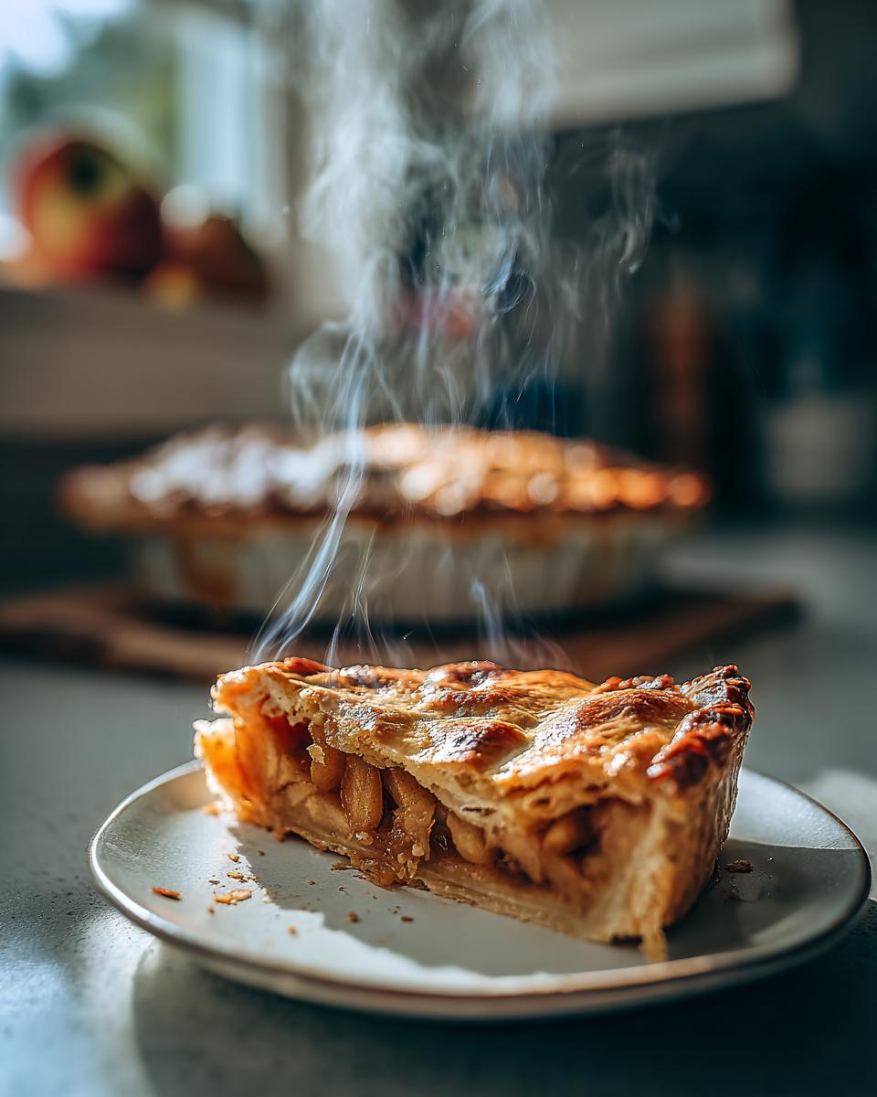 Irish Apple Tart - detail 2