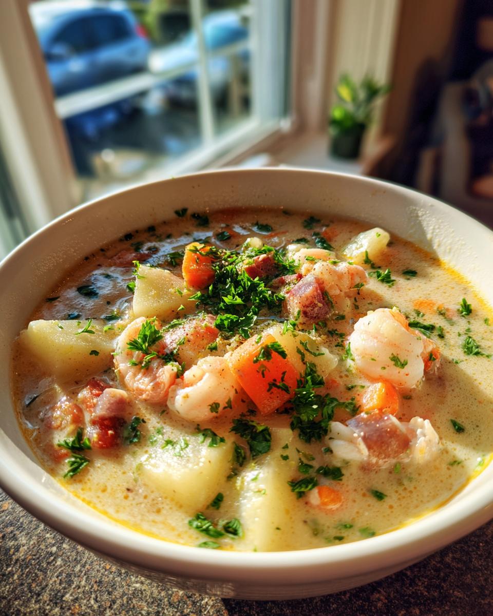 Irish Seafood Chowder - detail 2