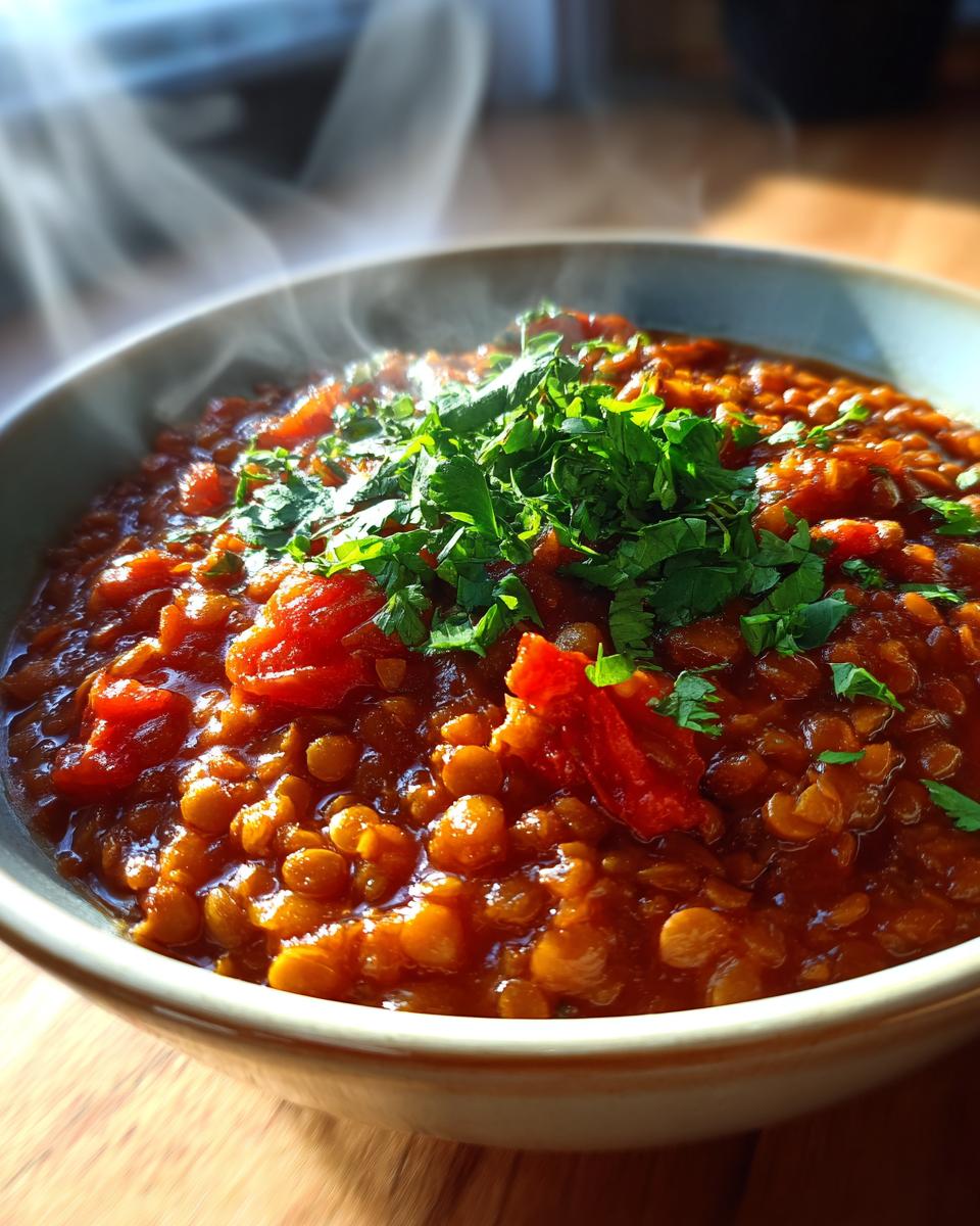 Lentil Chili - detail 2