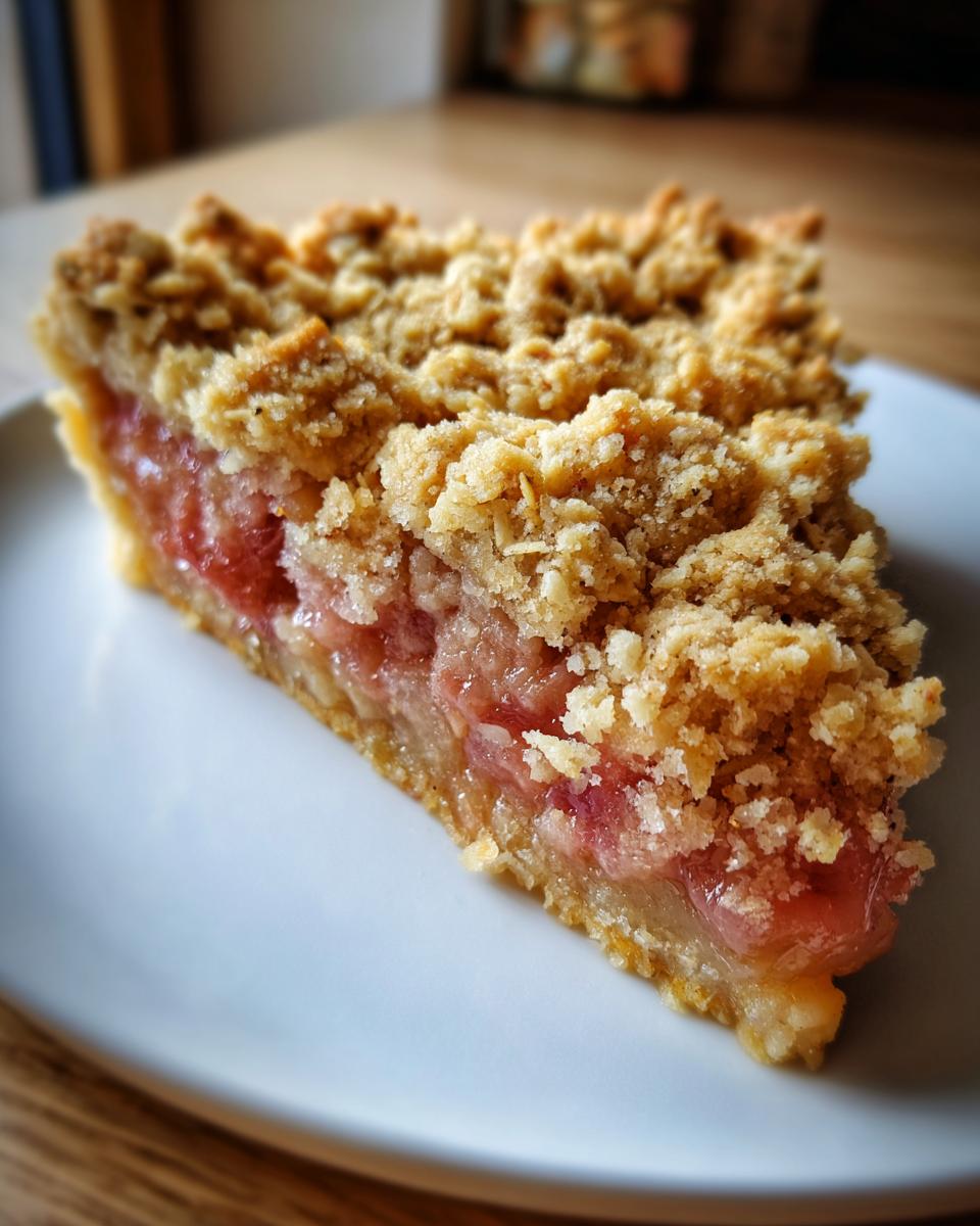 Rhubarb Crumble - detail 2