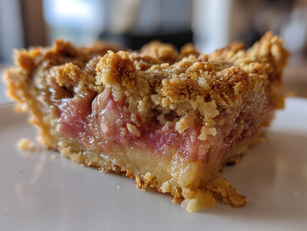 Rhubarb Crumble