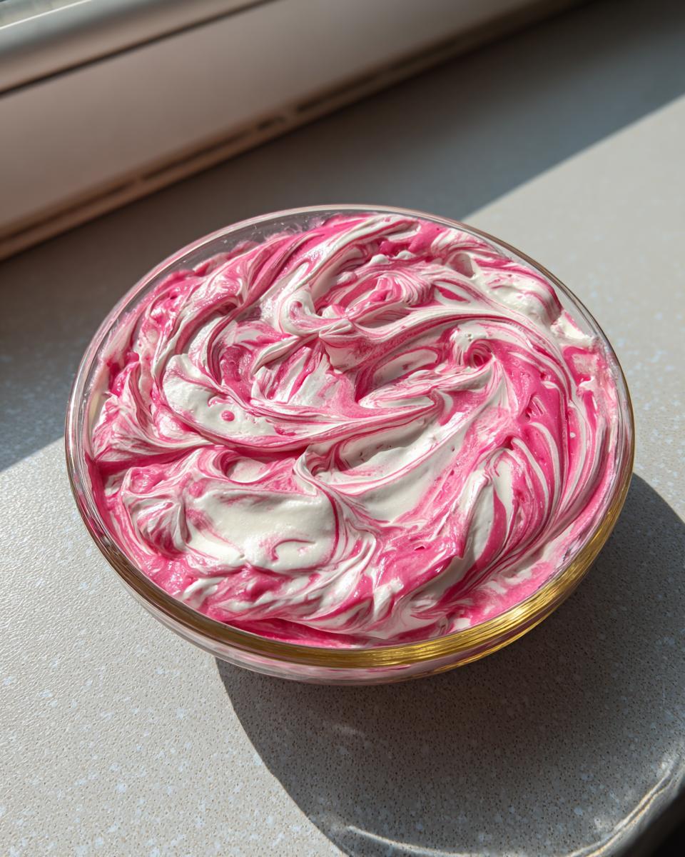 Rhubarb Fool - detail 2