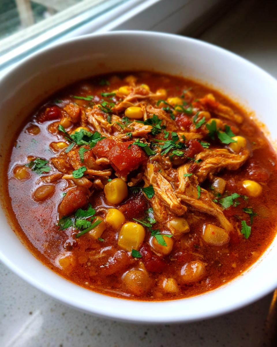Slow Cooker Chicken Chili - detail 2