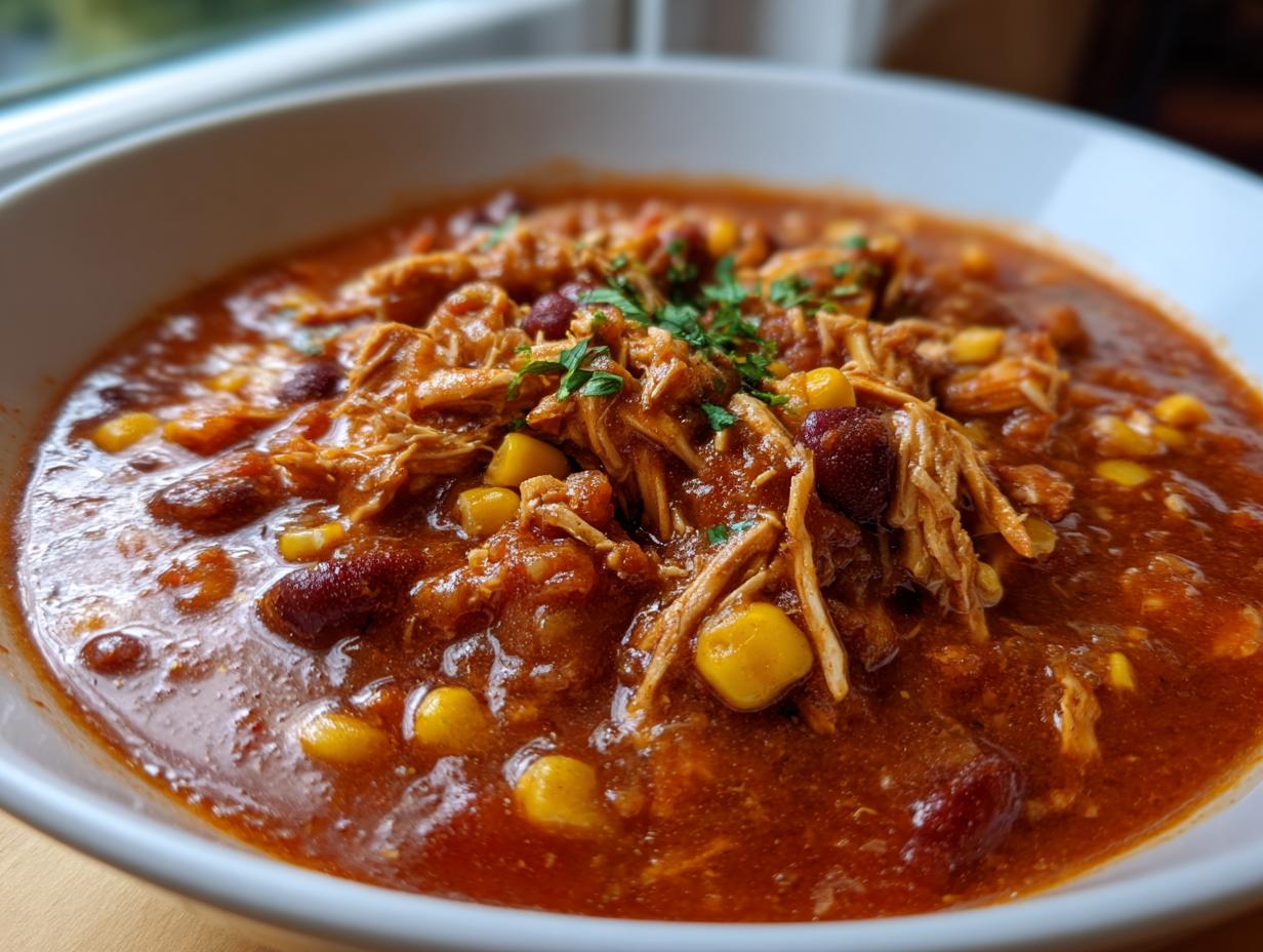Slow Cooker Chicken Chili