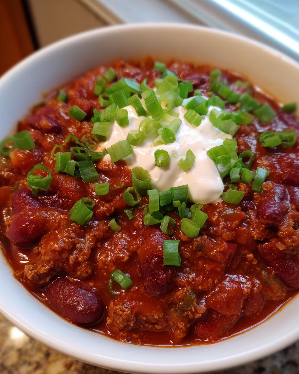 Slow Cooker Chili - detail 2