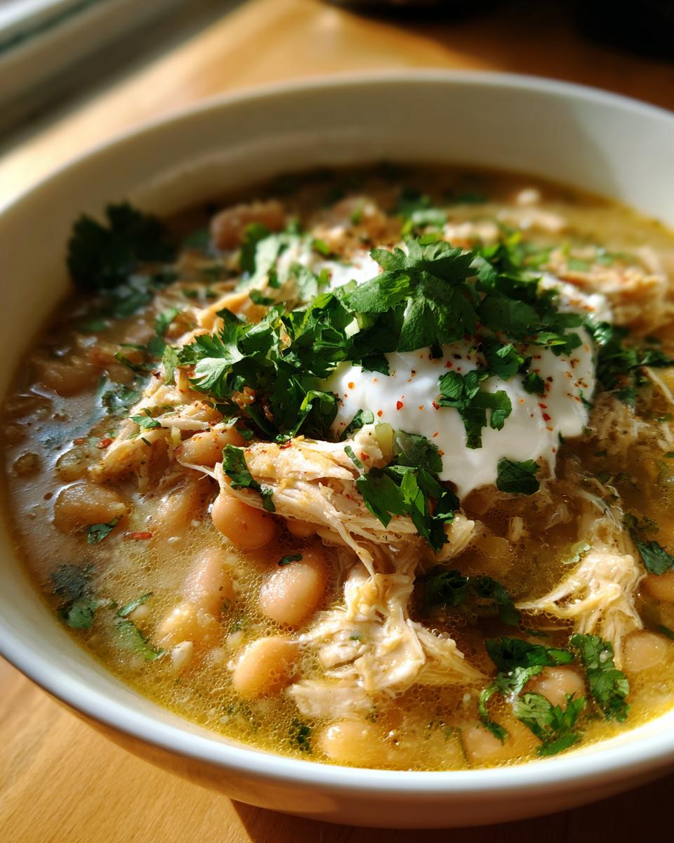 Slow Cooker White Chicken Chili - detail 2