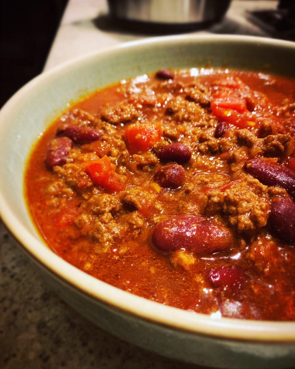 Spicy Beef Chili - detail 2
