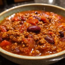 Spicy Beef Chili Recipe
