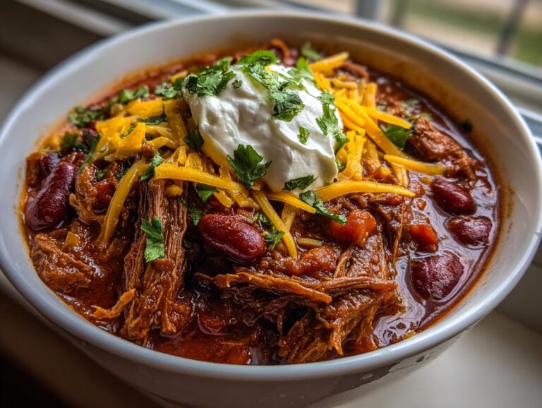 Texas Style Beef Short Rib Chili